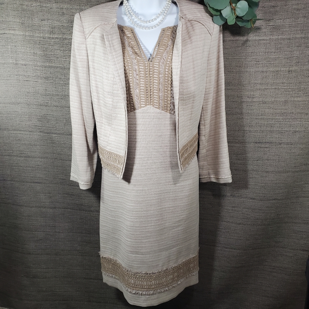 WHBM Tweed Dress with Jacket NWT